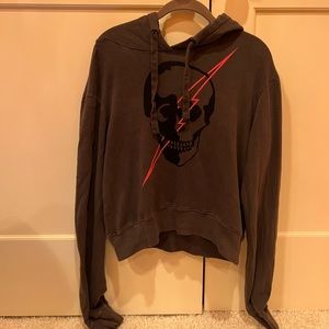 CHRLDR lightening skull hoodie